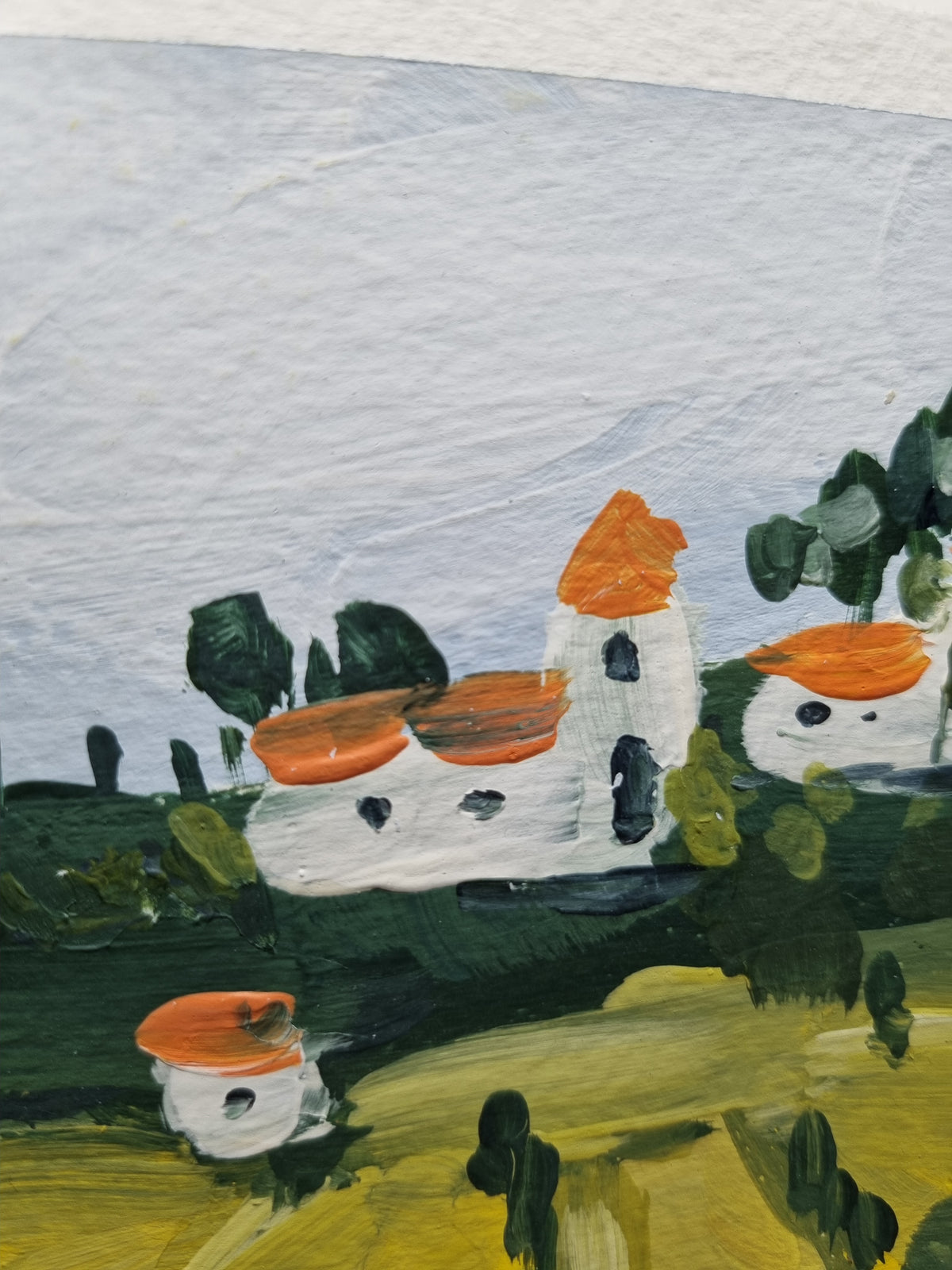 Take the Detour original painting detail