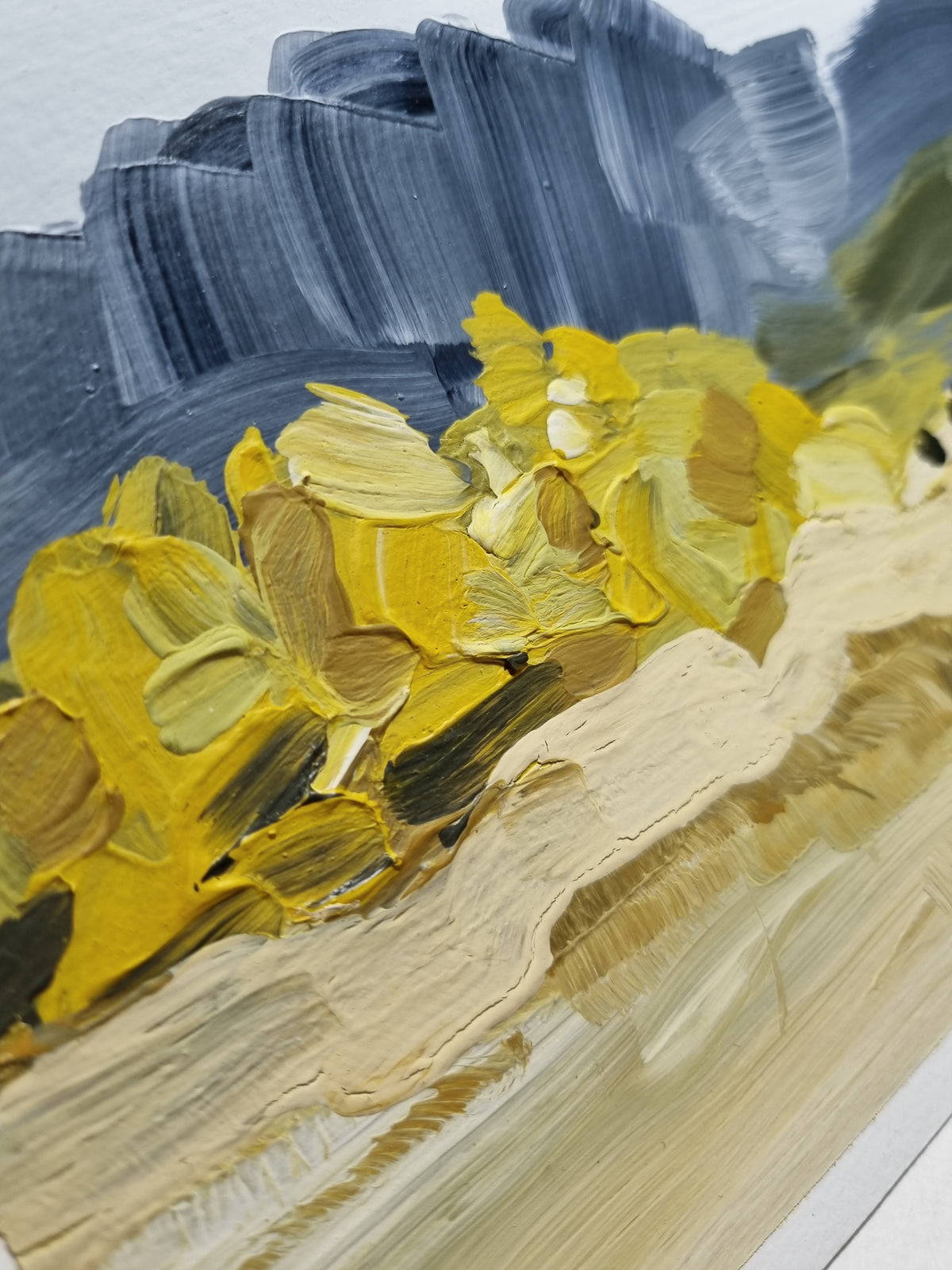 Let it Unwind original painting detail
