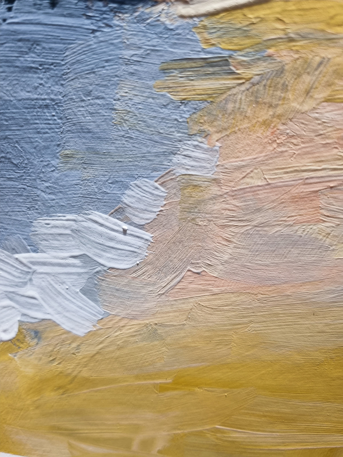 Embrace the Joy original painting detail